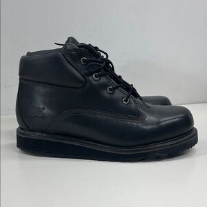 Timberland Black Leather Boots Size 10